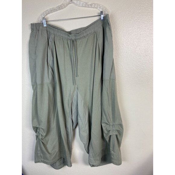 Anthropologie Daily Practice Relaxed Fit Drawstring Capri Pants Plus size  3X - Picture 15 of 16